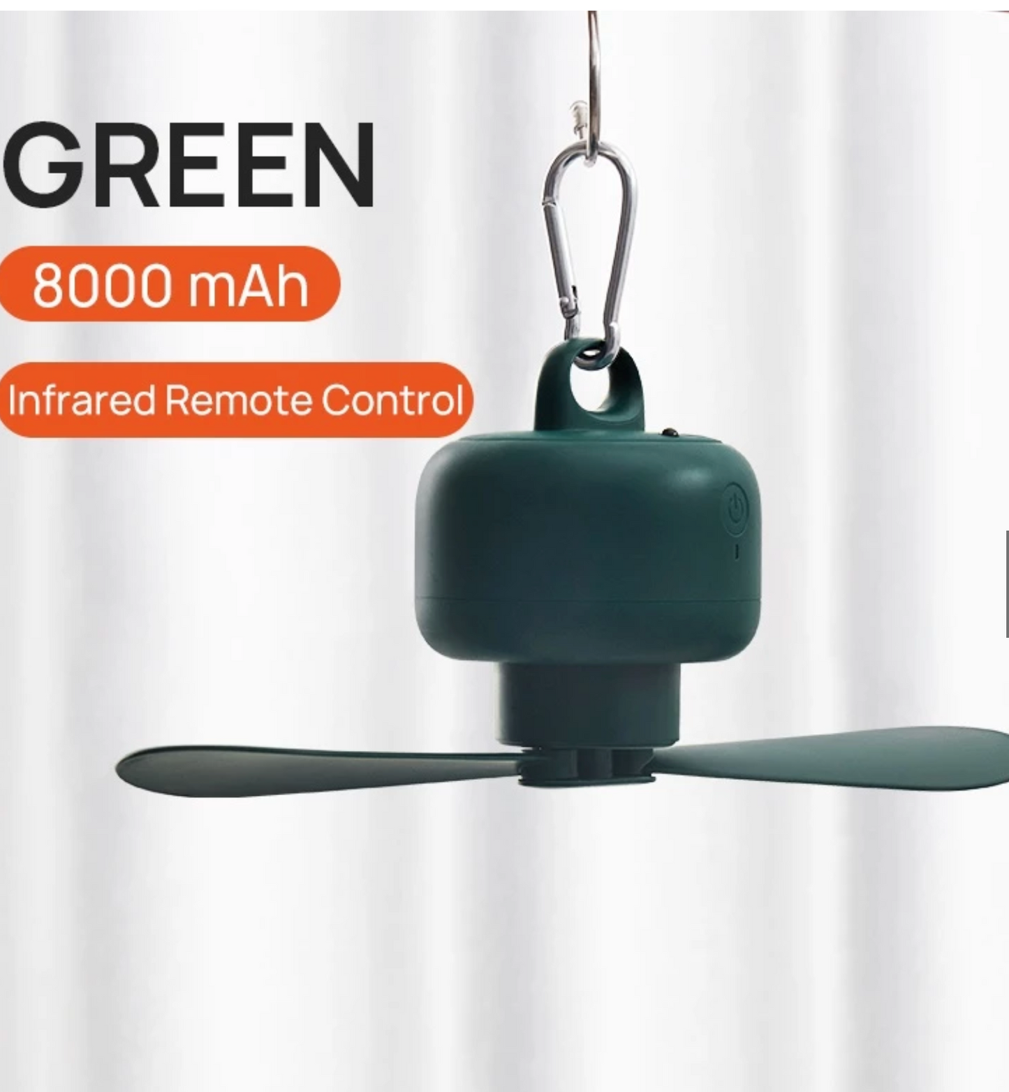JISULIFE Outdoor Fan Life1 Ceiling Fan USB Rechargeable Portable Household Electric Hanging Fans With Remote Control