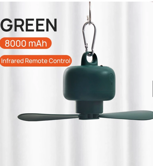 JISULIFE Outdoor Fan Life1 Ceiling Fan USB Rechargeable Portable Household Electric Hanging Fans With Remote Control